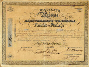 Certificato azionario n. 1 (1832)