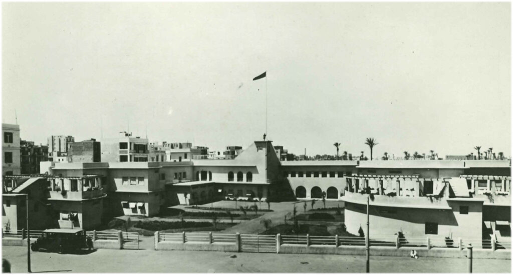 The new Italian School "28 Ottobre" in Shubra (Cairo, 1930s)
