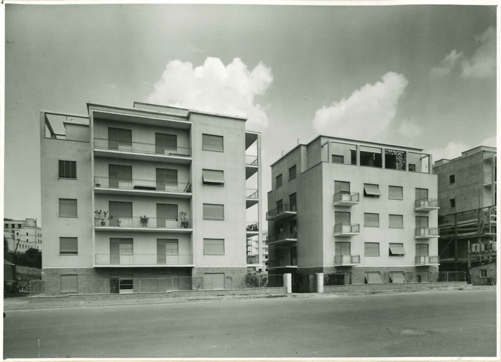 Edificio INA in Roma, viale Marco Polo (1950)