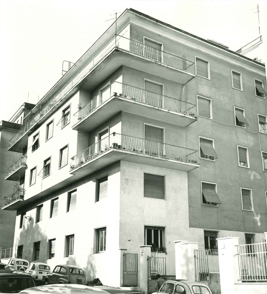 Edificio INA in Roma, viale Piccinni (1950)